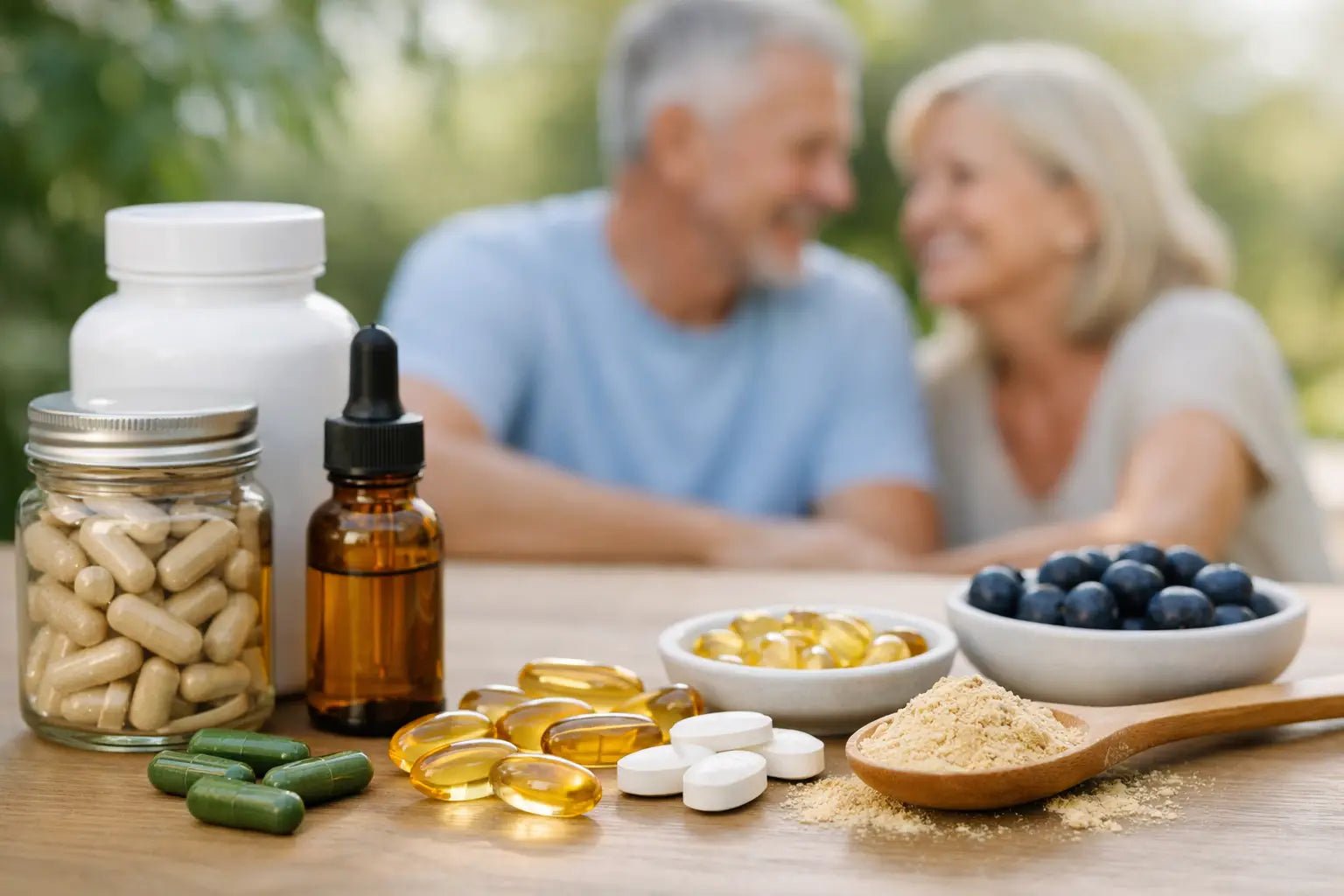 Suplementos para envejecimiento saludable