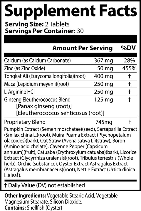 Testo Energy bottle male performance supplement
