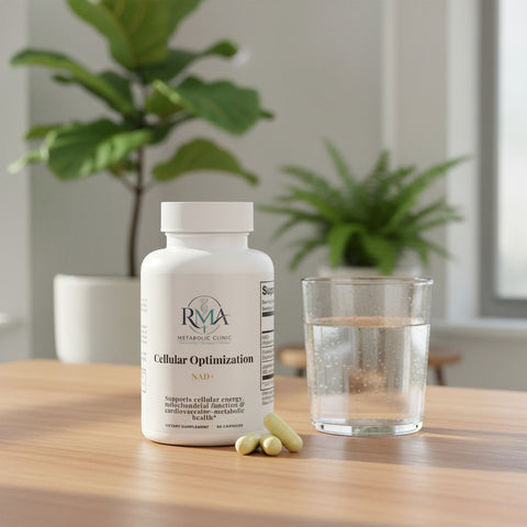 NAD+ fórmula premium energía y antienvejecimiento respaldada por la ciencia