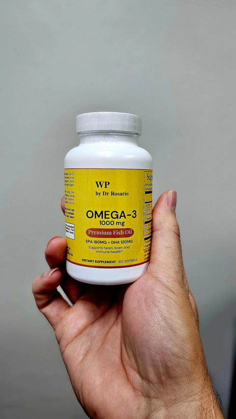 Omega-3 fish oil EPA 180mg DHA 120mg softgels
